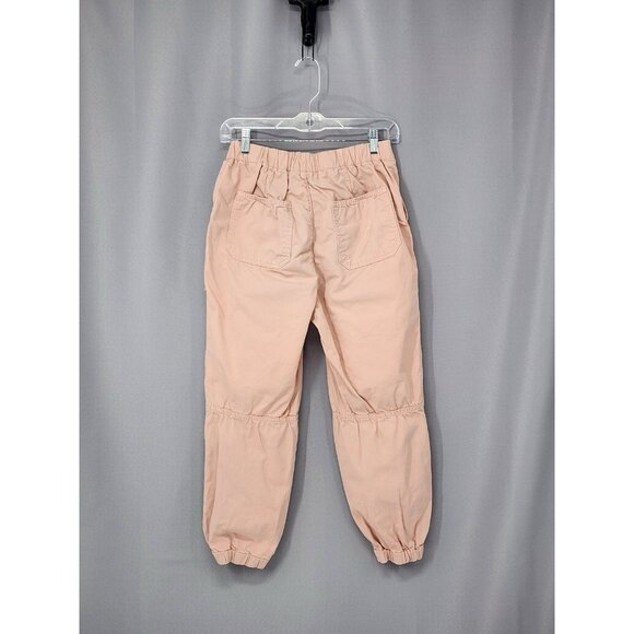 Free People Crop Pants Small Pink Champagne Cadet Jogger PullOn Cargo Fairy Boho - Picture 3 of 13